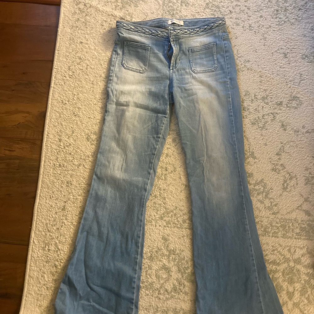 Guess Women's Light Blue Flare Jeans